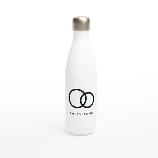 Travel Mug - White 17oz Stainless Steel Water Bottle