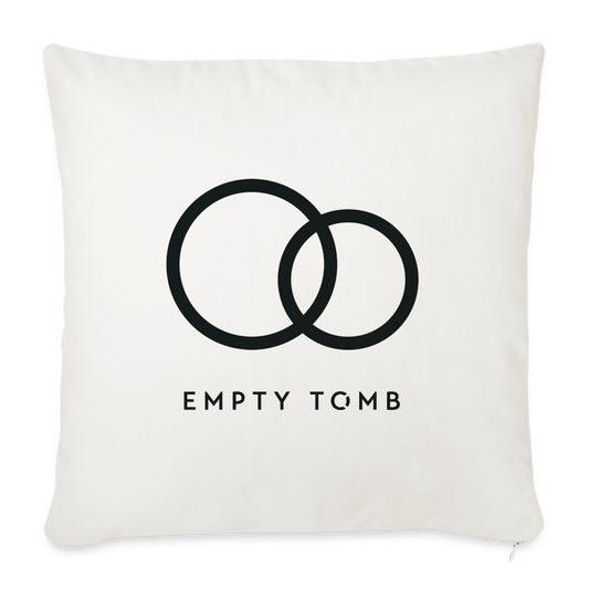 Throw Pillow Cover 18” x 18” - natural white